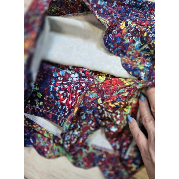 Attyre NYC Multicolor Skort/ Miniskirt Women's size 8 Golf Tennis Athletic - Picture 4 of 6